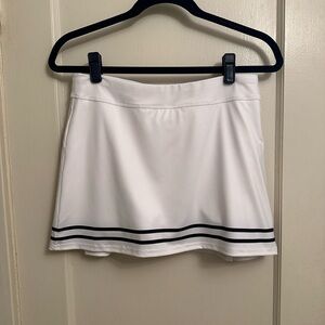 White Inphorm Tennis Skirt